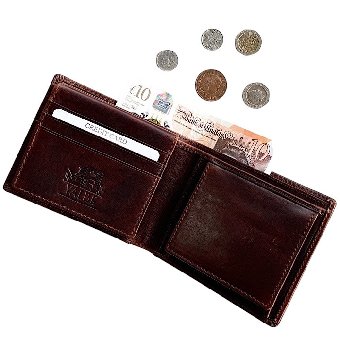 Valise Bi-fold Wallet Royal Brown II