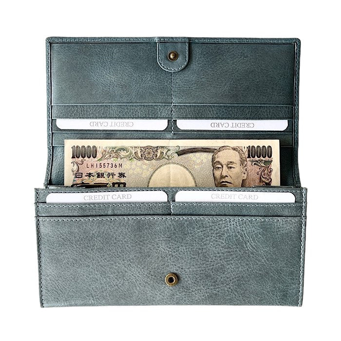 Valise Long Wallet II Cambridge Blue