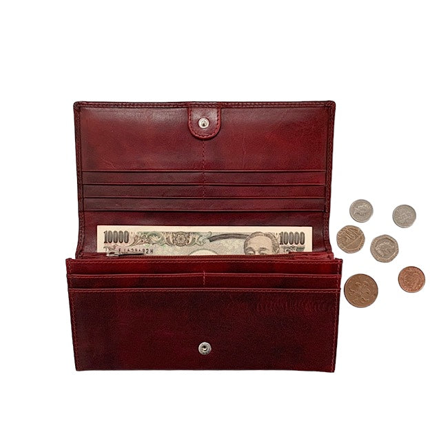 Valise Long Wallet II Black Cherry