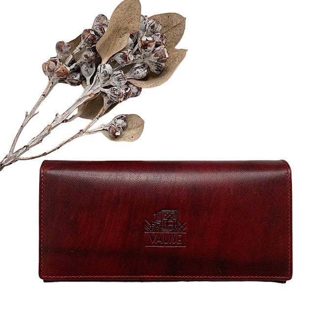 Valise Long Wallet II Black Cherry