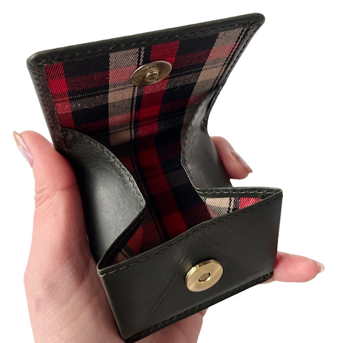 Valise coin case, racing green