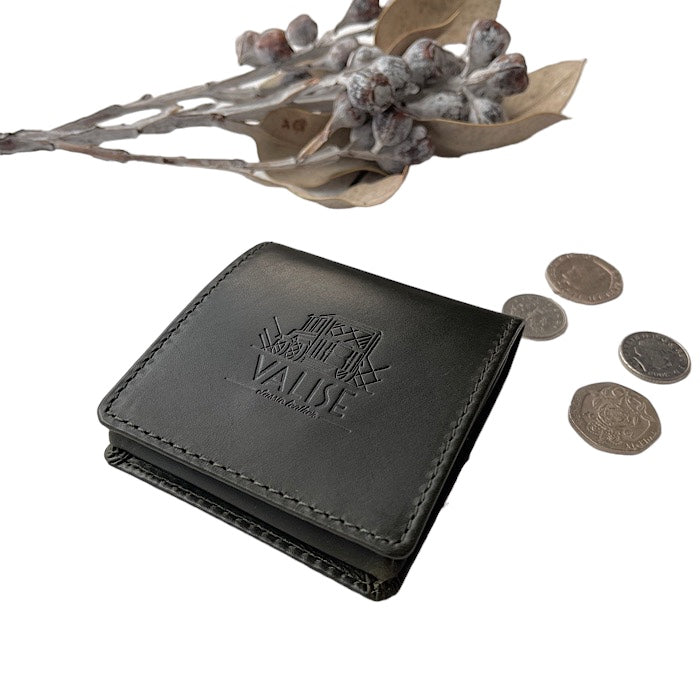 Valise coin case, racing green