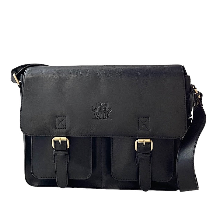 Valise Satchel Bag Eton Black Large