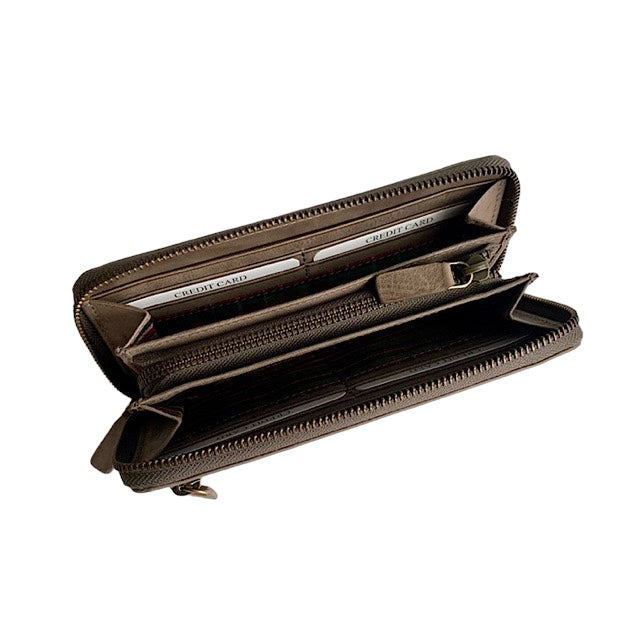 [Limited quantity] Valise long wallet, smoky gray