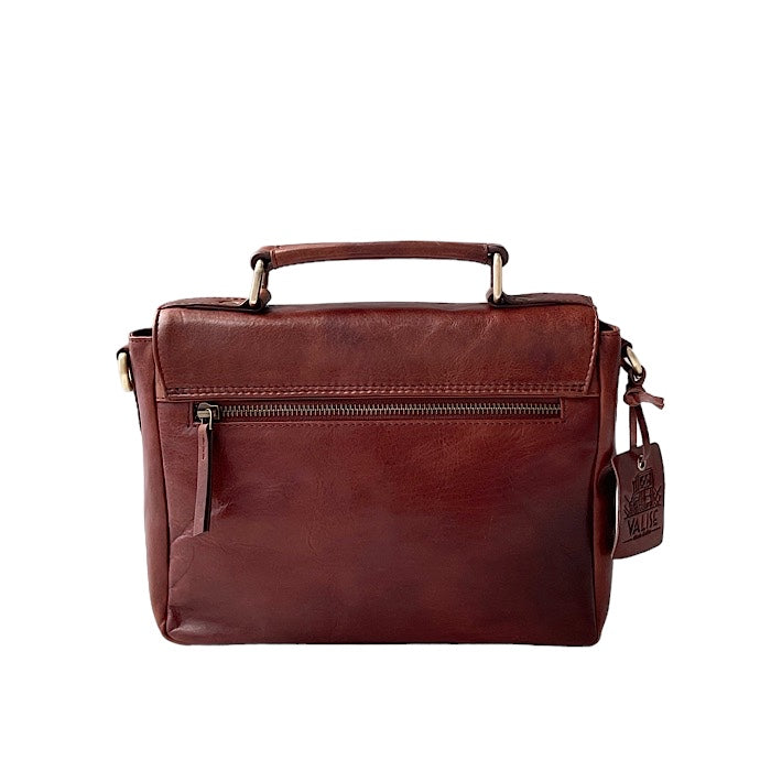 Square Satchel Royal Brown