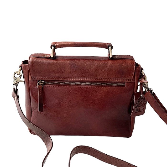 Square Satchel Royal Brown