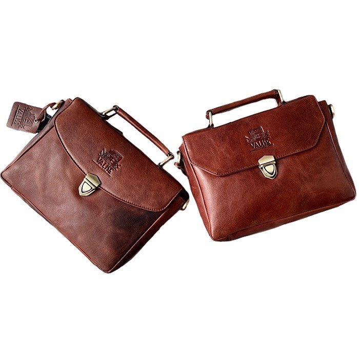 Square Satchel Royal Brown