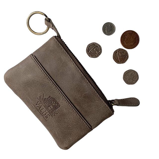 Valise Coin Case and Key Case, Smoky Grey