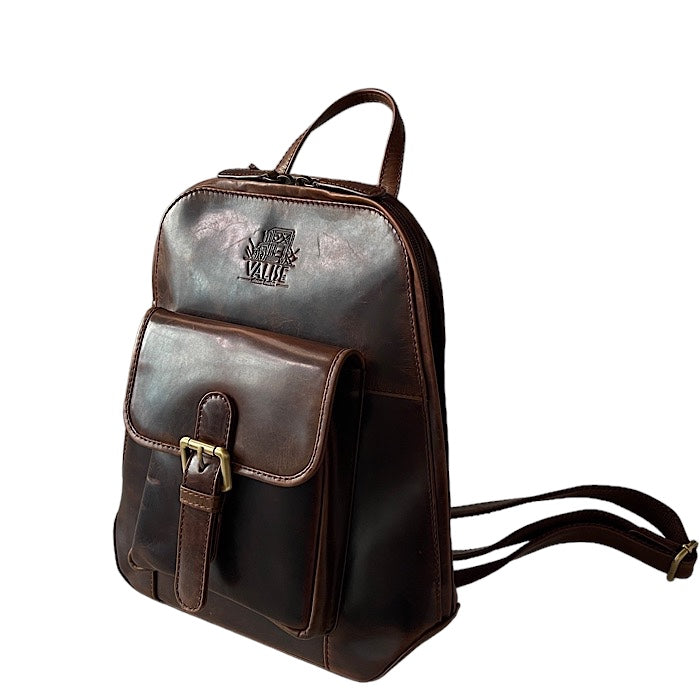 Valise Small Backpack Antique Brown