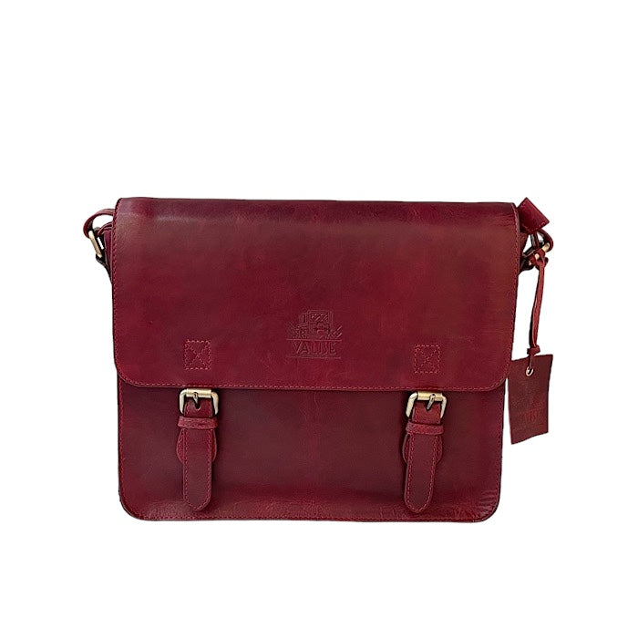 Valise Satchel Black Cherry M