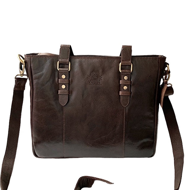 2way Tote Bag Mahogany Brown