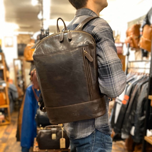 Valise Large Backpack Mahogany Brown