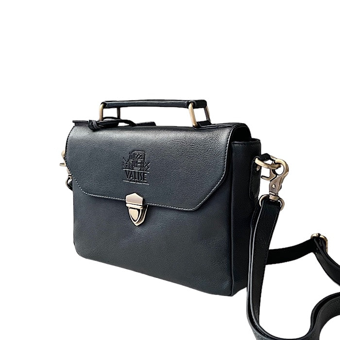 Square Satchel Sapphire Blue