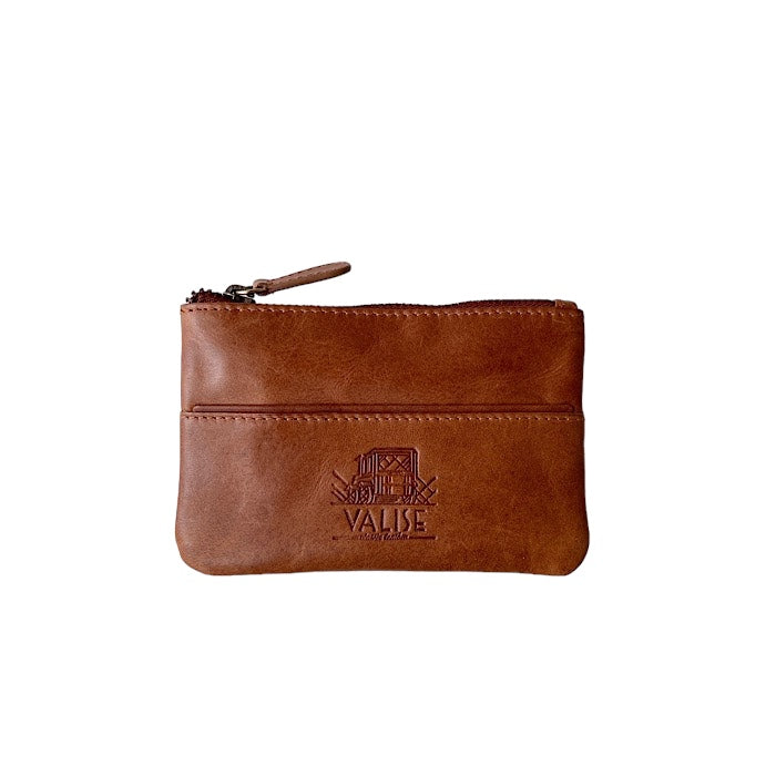 Valise Key Case with Coin Purse, Golden Tan