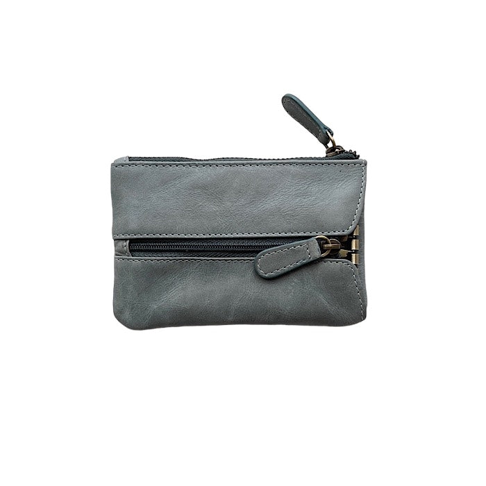 Valise Key Case with Coin Purse, Cambridge Blue