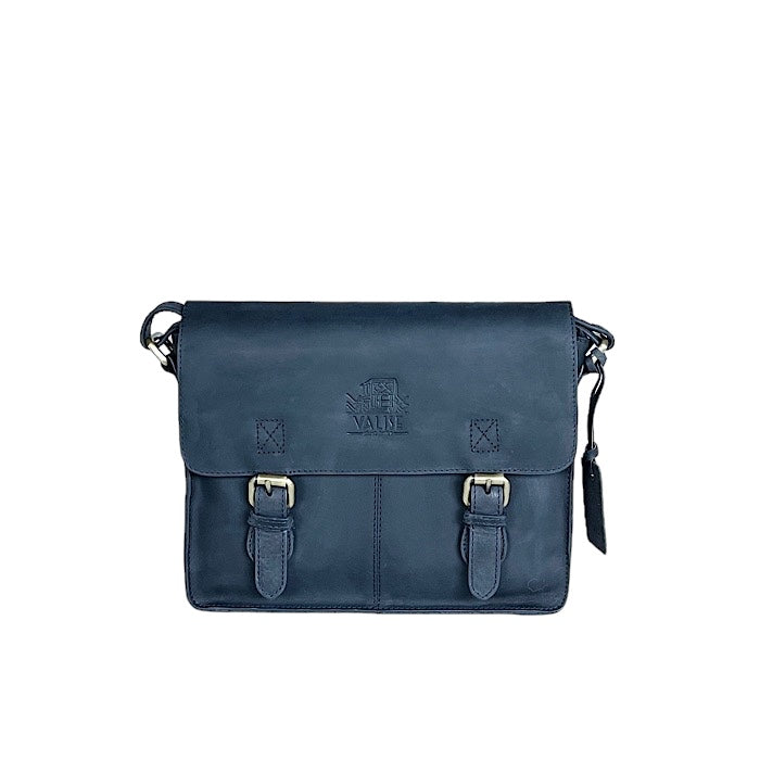 Valise Satchel Oxford Blue S