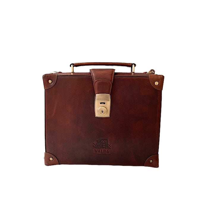 Small Briefcase Royal Brown