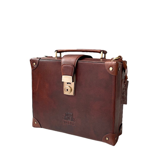 Small Briefcase Royal Brown