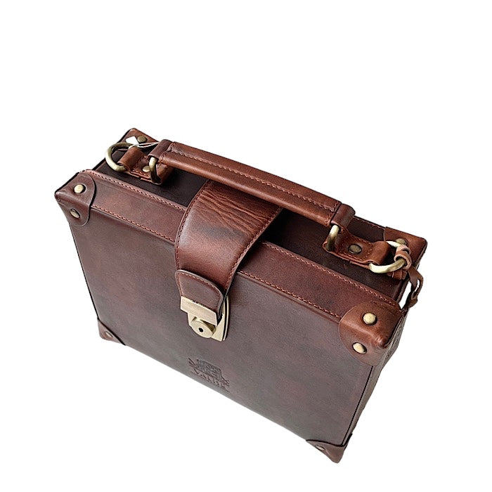 Small Briefcase Royal Brown