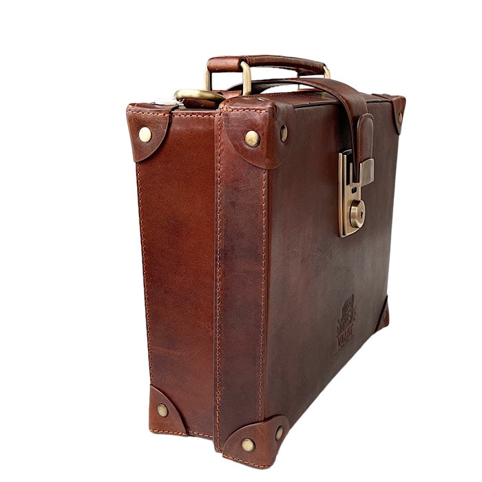 Small Briefcase Royal Brown