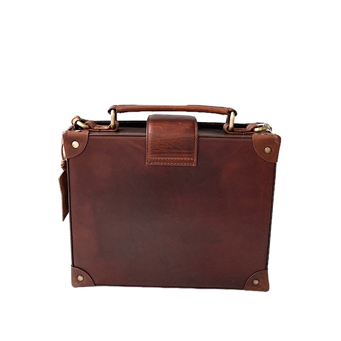 Small Briefcase Royal Brown