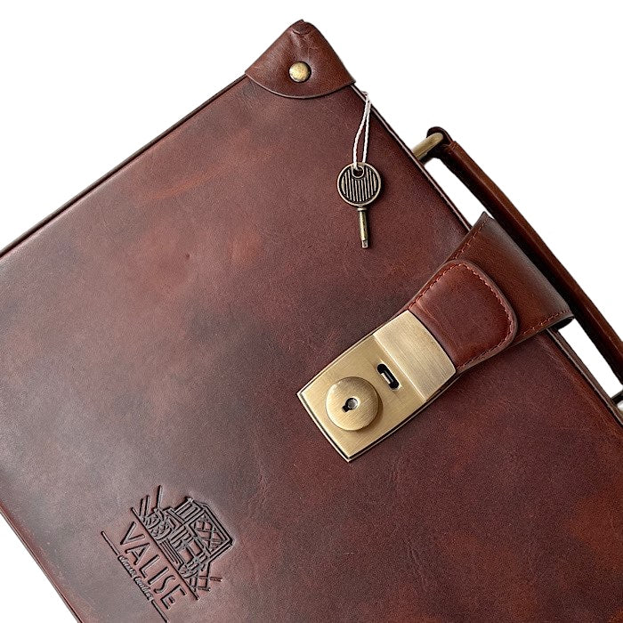 Small Briefcase Royal Brown