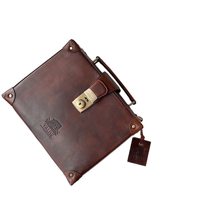 Small Briefcase Royal Brown