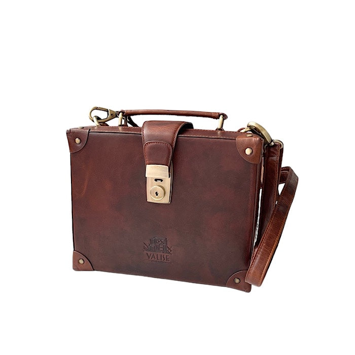 Small Briefcase Royal Brown