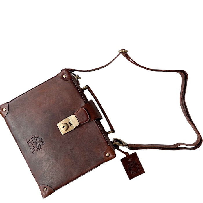 Small Briefcase Royal Brown