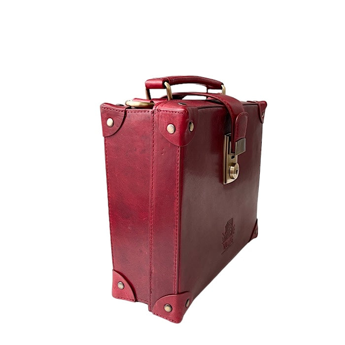 Small Briefcase Black Cherry