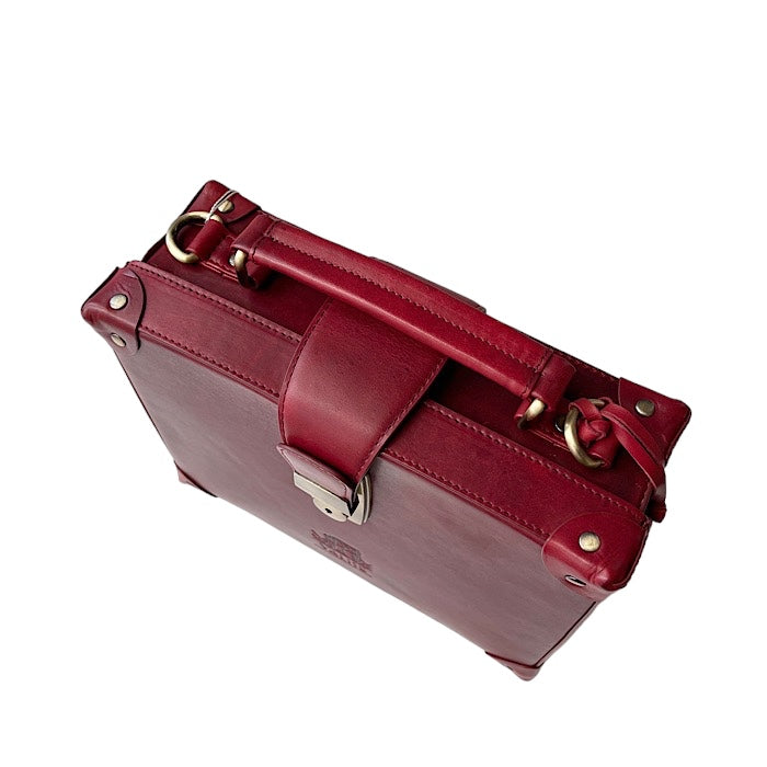 Small Briefcase Black Cherry