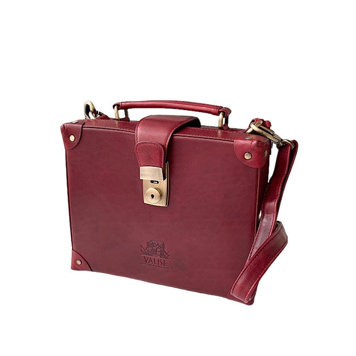 Small Briefcase Black Cherry