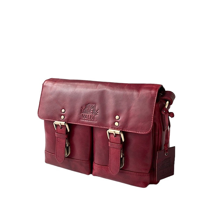 Camera bag black cherry