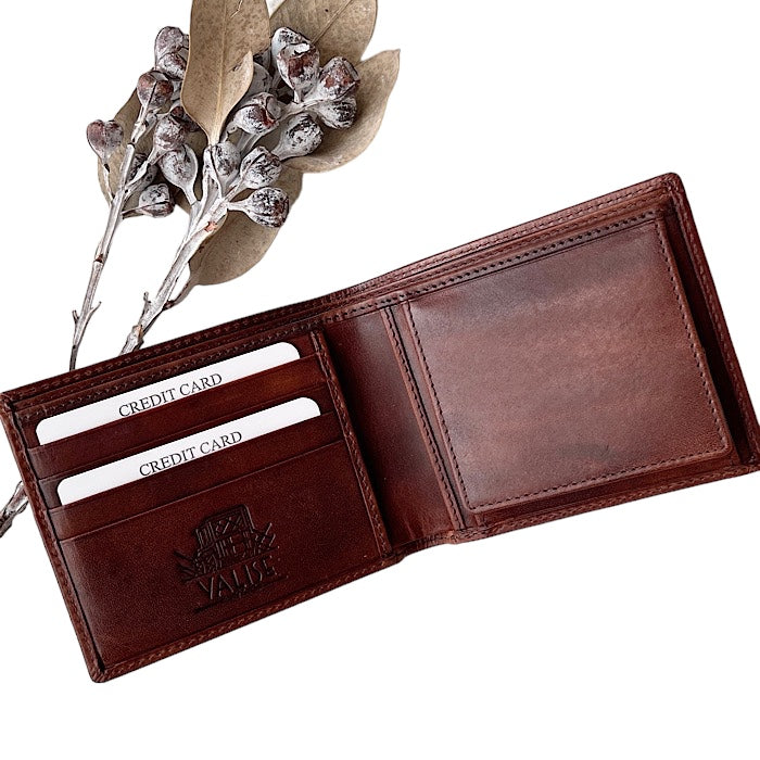 Valise Bi-fold Wallet Royal Brown