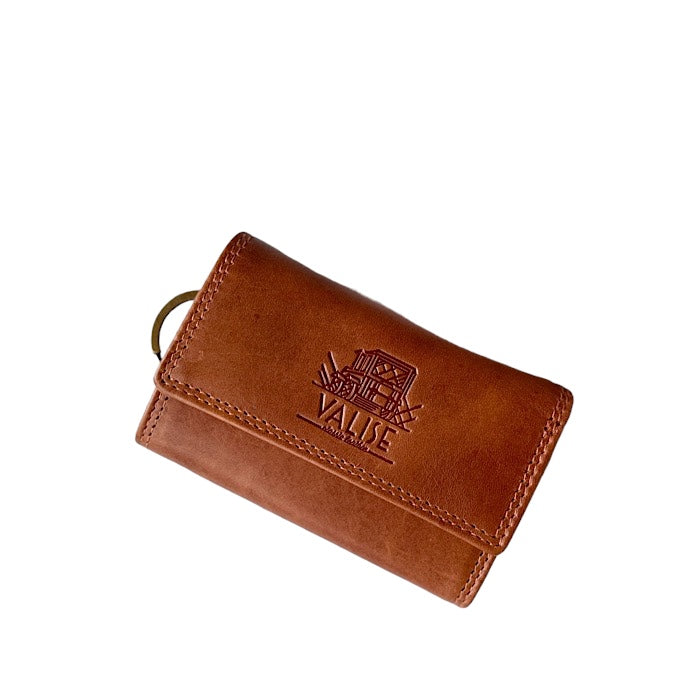 Valise Wallet and Key Case II Golden Tan