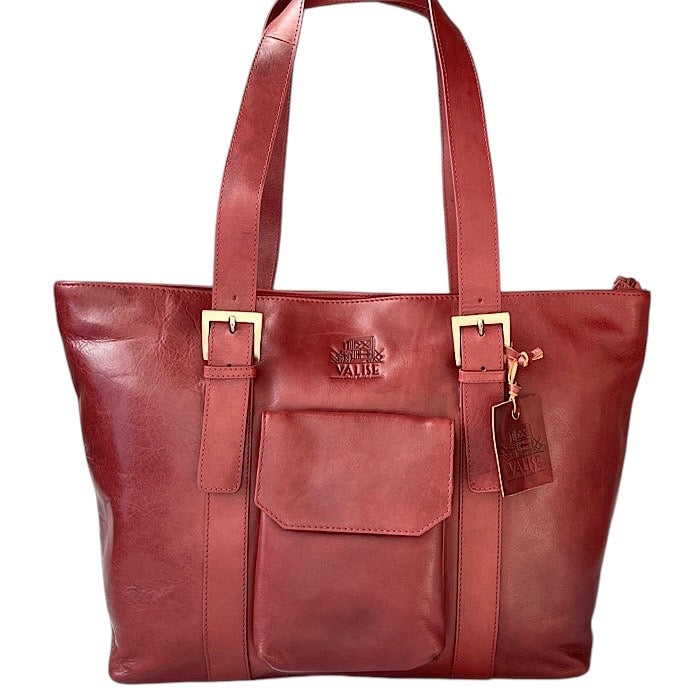 Wide Tote Golden Tan