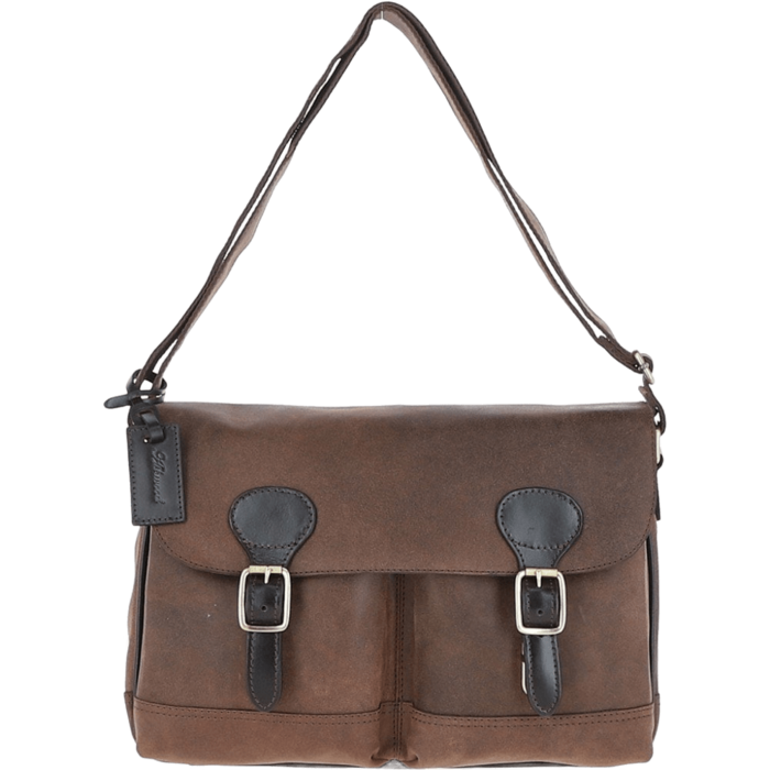 [L] Edward Shoulder Bag Oily Brown