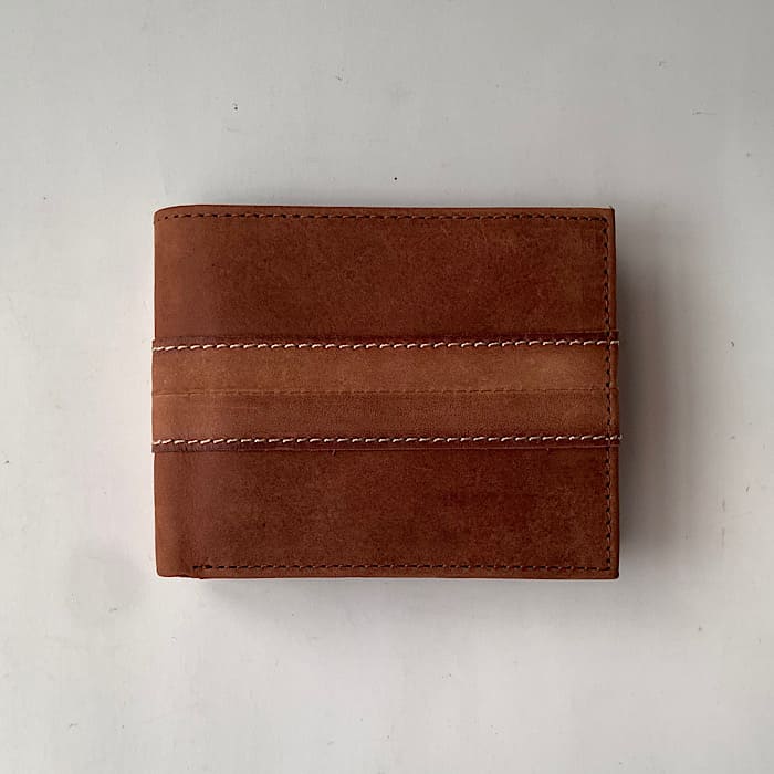 PrimeHide Leather Wallet Brown