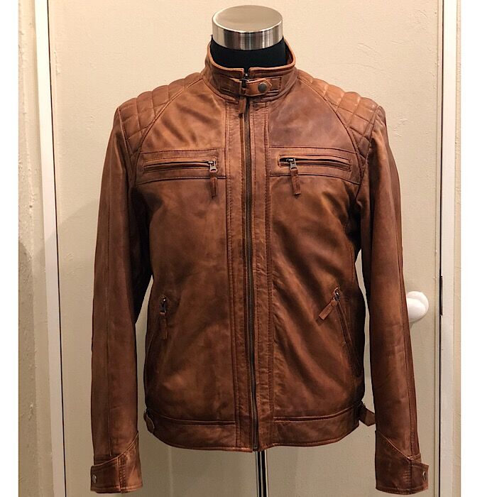 Ashwood Leather Jacket 2101(L) Tan