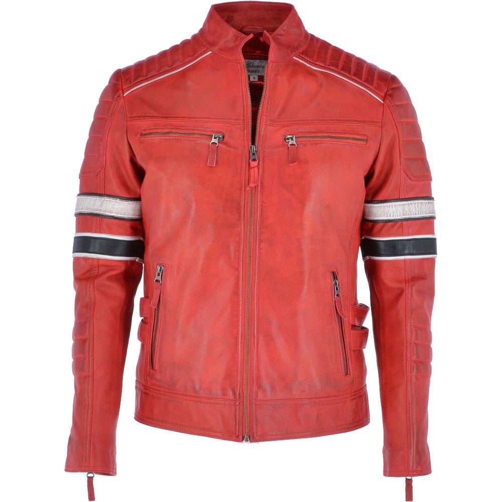 Ashwood Leather Jacket 2718(L) Red