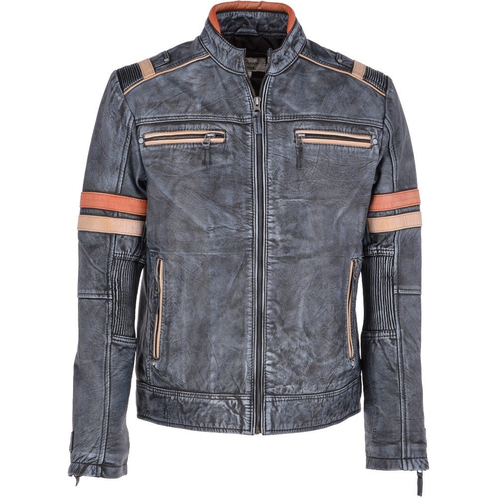 Ashwood Leather Jacket 2599(S) Snowy Black