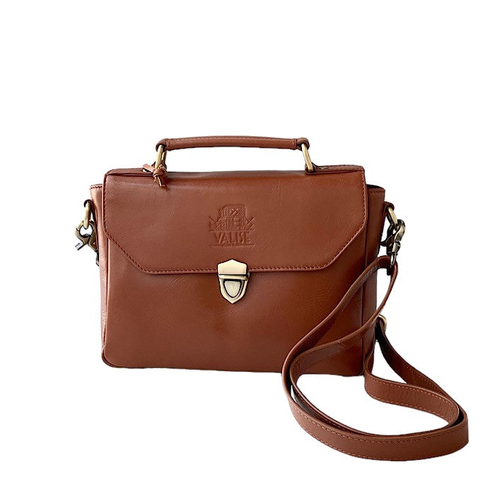 Square Satchel Golden Tan